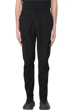 Stone Island Hombre, Pantalones, Negro, Talla: W38