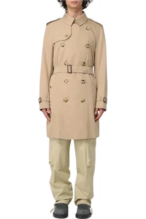 Burberry Hombre, Abrigos, Amarillo, Talla: S