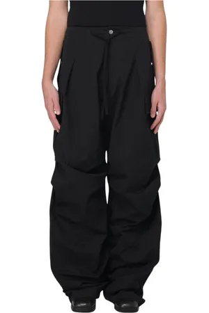 Alexander McQueen Hombre, Pantalones, Negro, Talla: S