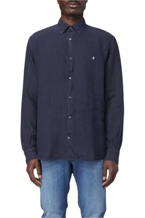 BROOKSFIELD Hombre, Camisas, Azul, Talla: M