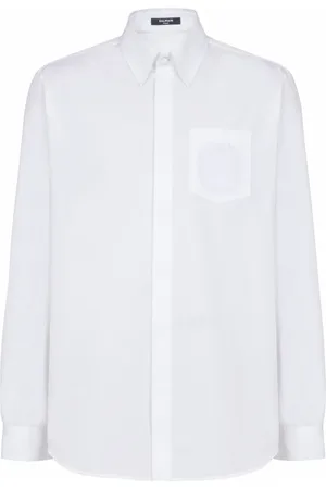 Balmain Hombre, Camisas, Blanco, Talla: M