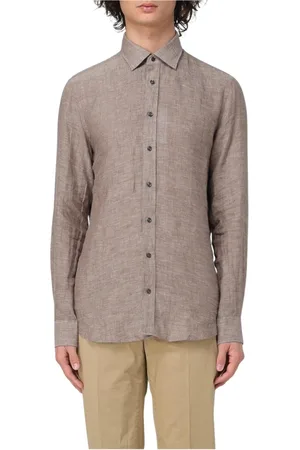 Michael Kors Hombre, Camisas, Marrón, Talla: 2XL