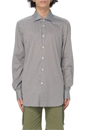 Kiton Hombre, Camisas, Marrón, Talla: XL
