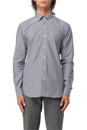 FAY Hombre, Camisas, Marrón, Talla: 2XL