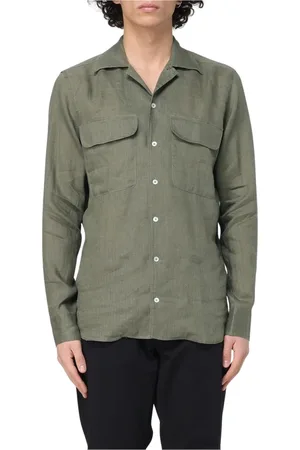TAGLIATORE Hombre, Camisas, Verde, Talla: 2XL
