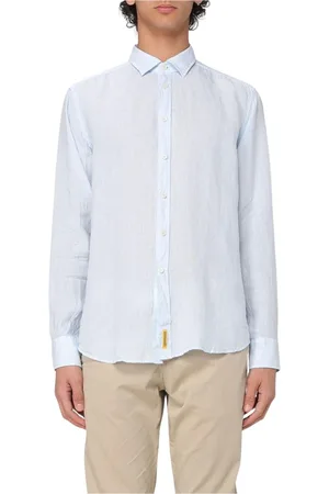 B.D.BAGGIES Hombre, Camisas, Azul, Talla: 2XL