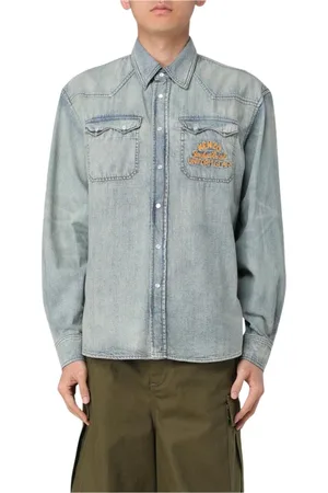 Kenzo Hombre, Camisas, Azul, Talla: M