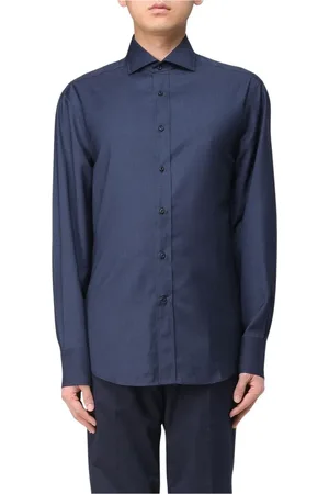 Brunello Cucinelli Hombre, Camisas, Azul, Talla: L