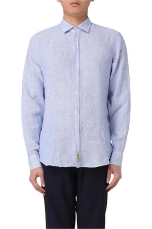 B.D.BAGGIES Hombre, Camisas, Azul, Talla: S