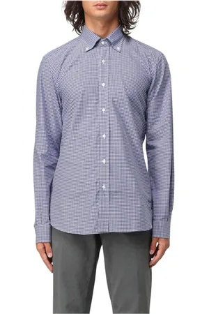 FAY Hombre, Camisas, Azul, Talla: 3XL