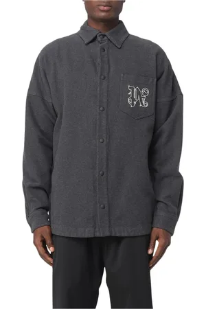 Palm Angels Hombre, Chaquetas, Gris, Talla: S
