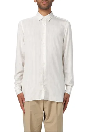 LARDINI Hombre, Camisas, Blanco, Talla: S