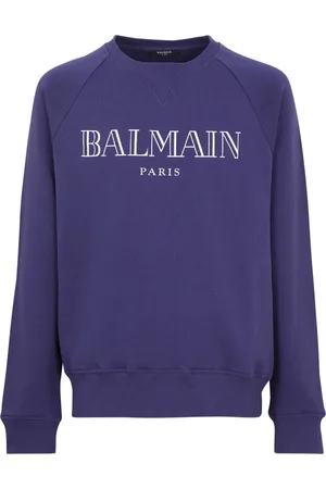 Balmain Hombre, Sudaderas, Azul, Talla: XL