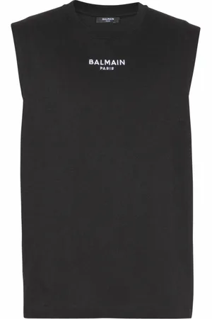 Balmain Hombre, Camisetas, Negro, Talla: M