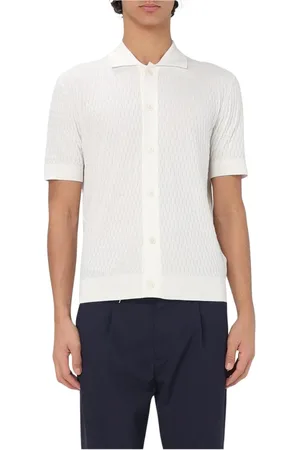 Paolo Pecora Hombre, Jerseys, Blanco, Talla: M