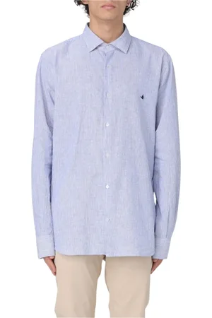 BROOKSFIELD Hombre, Camisas, Azul, Talla: 2XL