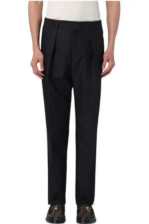 Fendi Hombre, Pantalones, Negro, Talla: M