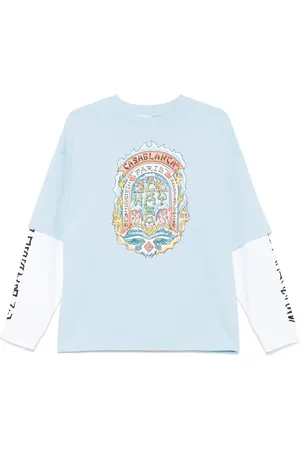 Casablanca Hombre, Camisetas, Azul, Talla: L