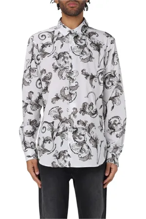 VERSACE Hombre, Camisas, Blanco, Talla: XL