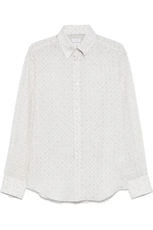 Brunello Cucinelli Hombre, Camisas, Gris, Talla: L