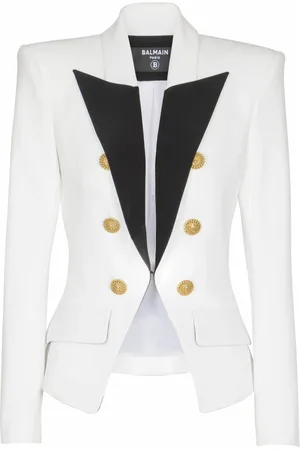Balmain Mujer, Chaquetas, Blanco, Talla: M