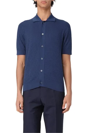 Paolo Pecora Hombre, Jerseys, Azul, Talla: M