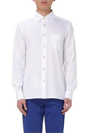 Kiton Hombre, Camisas, Blanco, Talla: 3XL