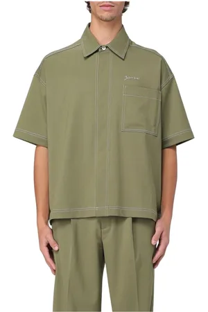 BONSAI Hombre, Camisas, Verde, Talla: M