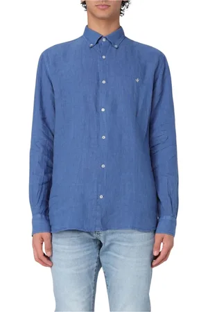 BROOKSFIELD Hombre, Camisas, Azul, Talla: 4XL