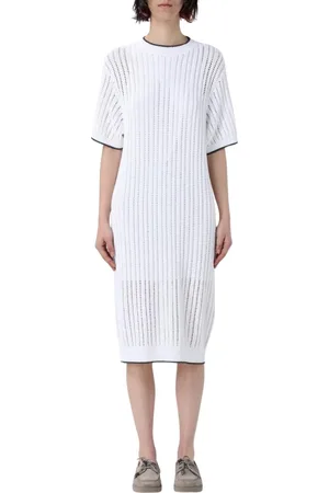 Brunello Cucinelli Mujer, Vestidos, Blanco, Talla: XS