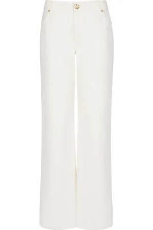 Balmain Mujer, Vaqueros, Blanco, Talla: M