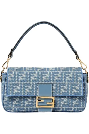 Fendi Mujer, Bolsos, Azul, Talla: ONE Size