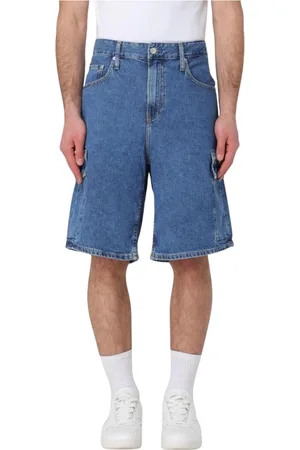 Calvin Klein Hombre, Pantalones cortos, Azul, Talla: W34