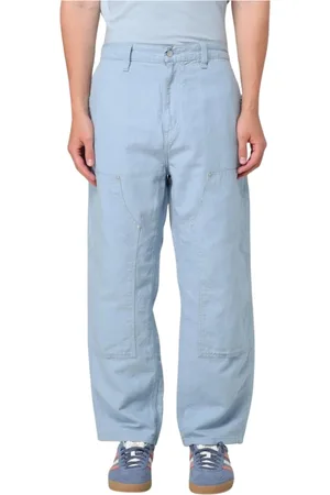 Carhartt Hombre, Pantalones, Azul, Talla: L