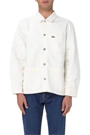 Lacoste Hombre, Chaquetas, Blanco, Talla: L