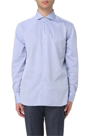 corneliani Hombre, Camisas, Azul, Talla: L