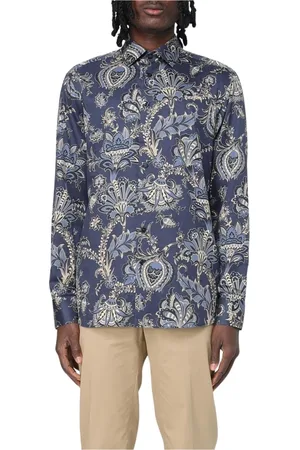 Etro Hombre, Camisas, Azul, Talla: 2XL
