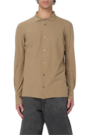 ZANONE Hombre, Camisas, Marrón, Talla: 3XL