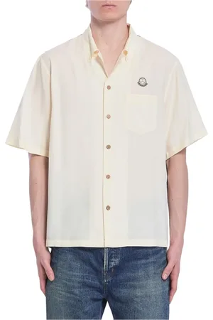 Moncler Hombre, Camisas, Blanco, Talla: M