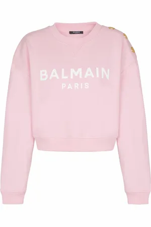 Balmain Mujer, Sudaderas, Rosa, Talla: L