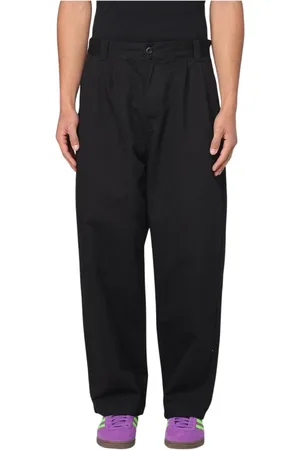Carhartt Hombre, Pantalones, Negro, Talla: S