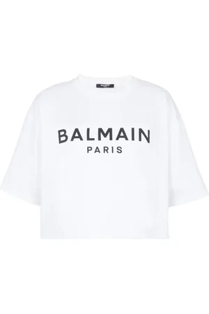 Balmain Mujer, Camisetas, Blanco, Talla: M