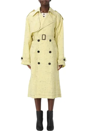 Bottega Veneta Mujer, Abrigos, Amarillo, Talla: S
