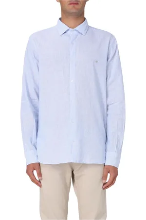 BROOKSFIELD Hombre, Camisas, Azul, Talla: XL
