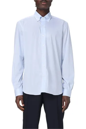 FAY Hombre, Camisas, Azul, Talla: 4XL