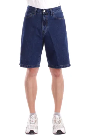 Carhartt Hombre, Pantalones cortos, Azul, Talla: W32