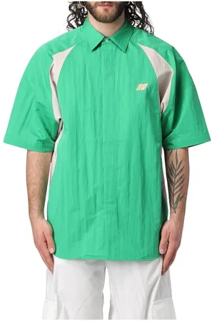 AMBUSH Hombre, Camisas, Verde, Talla: S
