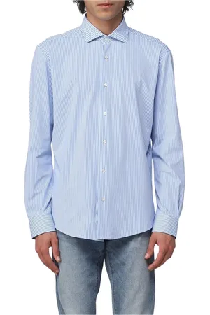 Brian Dales Hombre, Camisas, Azul, Talla: M