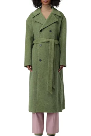 WoodWood Mujer, Abrigos, Verde, Talla: S