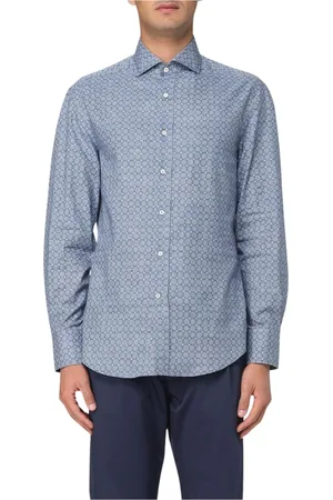 Brunello Cucinelli Hombre, Camisas, Azul, Talla: M